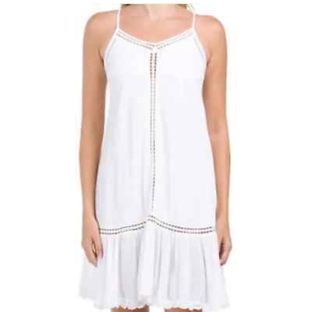 NWT Cupcakes and Cashmere White Boho Dress Size XS